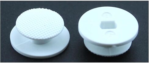 2Pcs Replacement Analog Joystick Stick Cap Cover Button for PSP 2000 3000 Slim Console Thumb Stick Caps Repair Part (Red) in Saudi Arabia