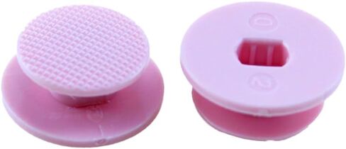 2Pcs Replacement Analog Joystick Stick Cap Cover Button for PSP 2000 3000 Slim Console Thumb Stick Caps Repair Part (Red) in Saudi Arabia