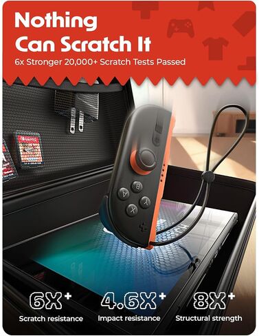 Lisen for Nintendo Switch 2017 Screen Protector [2025 Upgrade] (Anti-Glare & Auto Dust-Elimination) Screen Switch Glass [أطول دائمة] تغطية كاملة ، 2 حزمة in Saudi Arabia