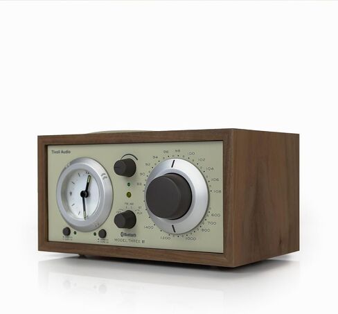 Tivoli Audio Model Three Bluetooth Clock Radio with USB-A & USB-C Charging Ports (Black Ash/Silver) in Kuwait