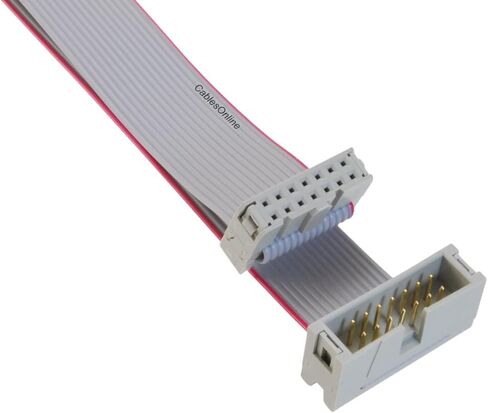 CablesOnline, 12-inches 14-Pin (2x7) 2.54mm-Pitch IDC 10-Wire Flat Ribbon Extension Cable, FR-1412M in Kuwait
