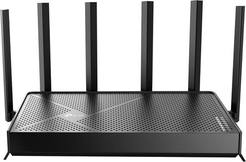 TP-Link Tri-Band BE9700 WiFi 7 Router Archer BE600 | 10G WAN/LAN +2.5G WAN/LAN +3× 2.5G LAN Ports, New 320Mhz Channel | Covers up to 2,600 Sq. ft and 120 Devices|VPN, HomeShield for Network Security in Kuwait
