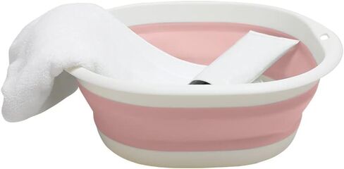 Hershii قابلة للطي قابلة للطي قابلة للطي الغسيل قابلة للطي الحوض الطبق المحمول منظم اللون تباين الحاوية توفير مساحة تخزين للتنظيف المنزلي المشي لمسافات طويلة نزهة in Kuwait