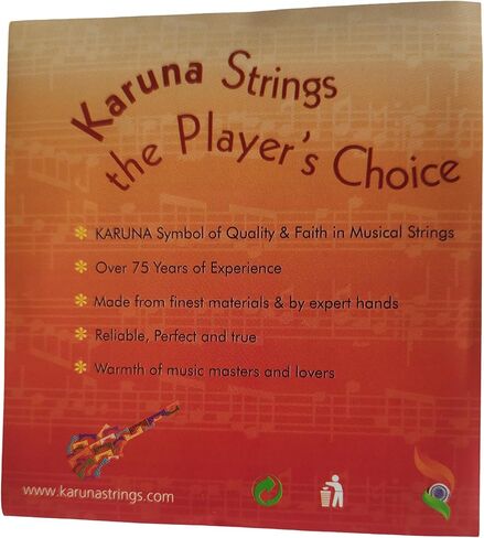 Sitar Strings Karuna Sitar Strings With Sympathetic Tarafdar (7 main) + 3 pcs Mizrab in Kuwait