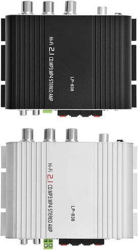 MINI HIFI 2.1 مضخم طاقة ستيريو للسيارة والصوت المنزلي ، ومكبر صوت صوتي منخفض التشويه ومكبر صوت ستيريو سيارة مضغوط (x: li>) in Saudi Arabia