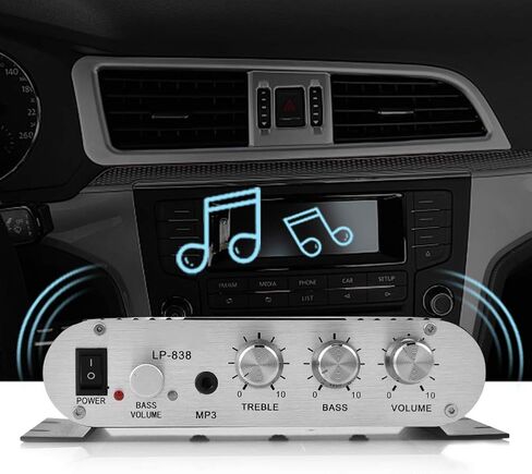 MINI HIFI 2.1 مضخم طاقة ستيريو للسيارة والصوت المنزلي ، ومكبر صوت صوتي منخفض التشويه ومكبر صوت ستيريو سيارة مضغوط (x: li>) in Saudi Arabia