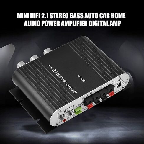 MINI HIFI 2.1 مضخم طاقة ستيريو للسيارة والصوت المنزلي ، ومكبر صوت صوتي منخفض التشويه ومكبر صوت ستيريو سيارة مضغوط (x: li>) in Saudi Arabia