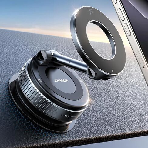 Moleroom Magsafe Cup Cup Mount ، حامل الهاتف المغناطيسي الفراغي للسيارة ، و 360 درجة مئوية Magsafe Car Mount For iPhone 16 Pro Max/iPhone 15 14 13 & Android Magsafe Case ، Dark Blue in Kuwait