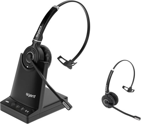TruVoice Computer Headset Bundle for Training | Monitoring | Supervising : Includes 2 x HD-550 Headset with Noise Canceling Microphone, USB Cable and Training Y Cable for Computers in Kuwait