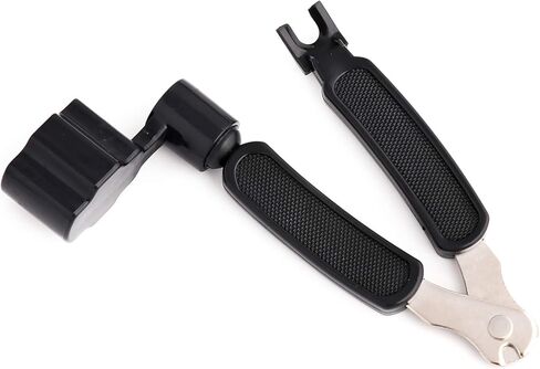 Metallor Guitar String Winder Bridge Pin Remover Speed Peg Puller for Guitar Bass Banjo Mandolin Ukulele and More String Instruments Black. in Saudi Arabia