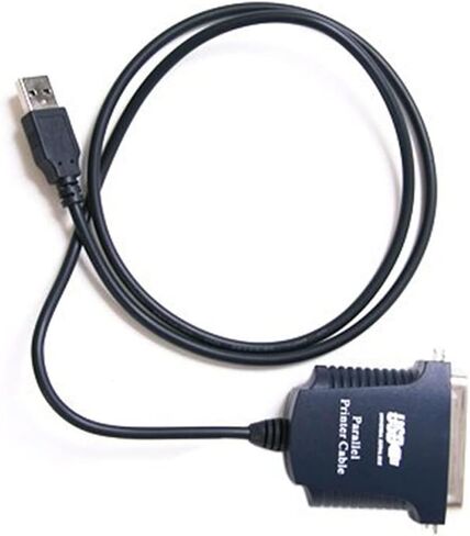 New Hot USB to Parallel IEEE 1284 36 Pin Printer Adapter Cable 85cm Length QJY99, Black in Saudi Arabia
