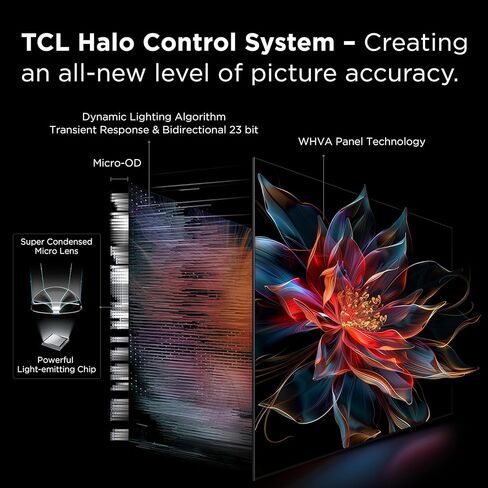 TCL 98-Inch Class QM8K Series QD-Mini LED 4K UHD Google Smart TV Next Generation Mini-LED TV - QLED, 144hz, 288hz VRR, No Bezel Design, Unrivaled Picture Quality, Ai Processing (98QM8K, 2025 Model) in Saudi Arabia