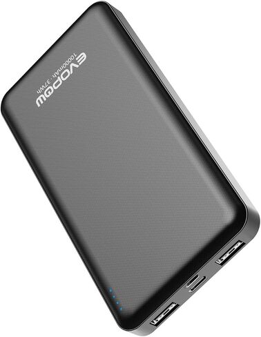 شاحن محمول ذو حزمة ، حزمة طاقة بحجم 10000 مللي أمبير في الساعة 15W ، و USB C IN & OUT ، حزمة بطارية شحن سريعة ، بنك طاقة محمول خارجي لـ iPhone 16 15 14 13 12 IPAD Airpods Samsung S23 S22 Pixel ETC in Saudi Arabia