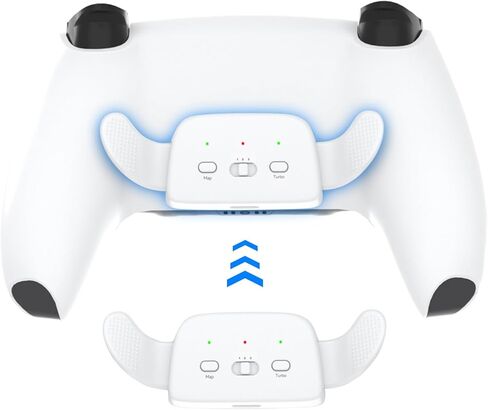 مجاذيف خلفية قابلة للبرمجة من CHARM FOCUS لوحدة تحكم PS5، مجموعة إعادة رسم RISE2 لوحدة تحكم PS5 BDM-010 وBDM-020 وBDM-030، ترقية زرين خلفيين يدعمان رسم الخرائط، توربو تلقائي، وظيفة التحرير والسرد in Saudi Arabia