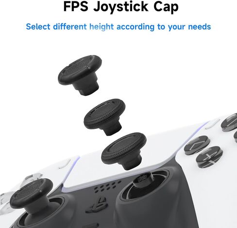 مجاذيف خلفية قابلة للبرمجة من CHARM FOCUS لوحدة تحكم PS5، مجموعة إعادة رسم RISE2 لوحدة تحكم PS5 BDM-010 وBDM-020 وBDM-030، ترقية زرين خلفيين يدعمان رسم الخرائط، توربو تلقائي، وظيفة التحرير والسرد in Saudi Arabia
