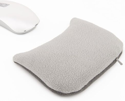 Large Mouse Wrist Rest Bean Bag, Ergonomic Mouse Support Pad Filled Ergo Beads for Computer, Laptop, PC Gaming (Gray) in Kuwait