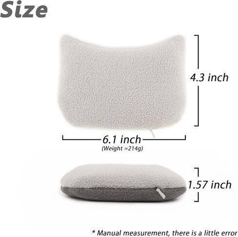 Large Mouse Wrist Rest Bean Bag, Ergonomic Mouse Support Pad Filled Ergo Beads for Computer, Laptop, PC Gaming (Gray) in Kuwait