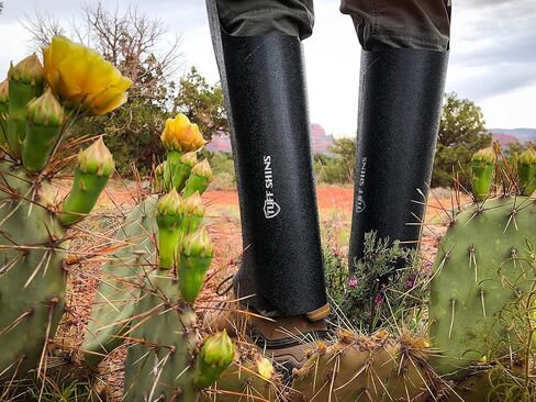 Tuff Shins Snake Leggings - Snake Bite Gaiter Guards للرجال والنساء - الحماية في الهواء الطلق أثناء المشي لمسافات طويلة والصيد - مقاس واحد in Saudi Arabia