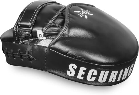 FightX Punching Mitts for Boxing Leather Curved Punch Mitts Men & Women MMA Training Equipment Muay Thai Sparring Training Mitts MMA Hitting Pads Available Multiple Colors in Kuwait