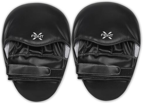 FightX Punching Mitts for Boxing Leather Curved Punch Mitts Men & Women MMA Training Equipment Muay Thai Sparring Training Mitts MMA Hitting Pads Available Multiple Colors in Kuwait