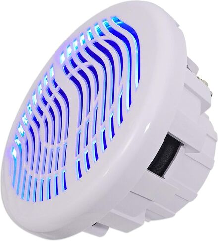 Rockville MS12LW 2800 Watt 12" Marine Subwoofer Dual 4 Ohm, Waterproof Design, LED Lighting, High-Power Bass for Boats and Marine Audio Systems in Saudi Arabia