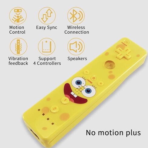 وحدة التحكم عن بُعد Qumox Wii و Nunchuck Yellow متوافقة مع وحدة التحكم Wii/Wii U (الحركة بالإضافة إلى عدم تضمينها) in Kuwait