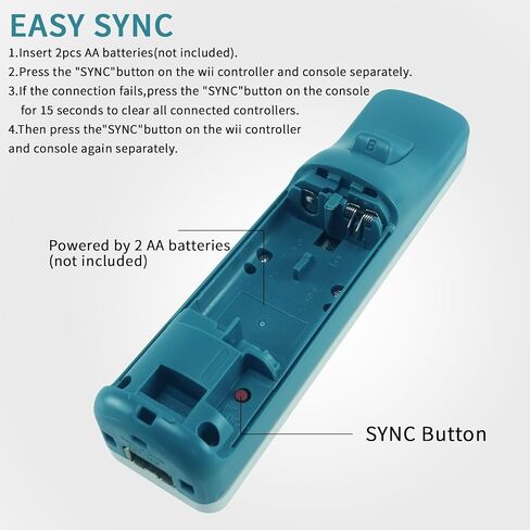 وحدة التحكم عن بُعد Qumox Wii و Nunchuck Yellow متوافقة مع وحدة التحكم Wii/Wii U (الحركة بالإضافة إلى عدم تضمينها) in Kuwait