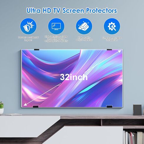 TV Screen Protector 65 Inch: Television Screen Protector Panel Acrylic HD Clear Protective TV Display Protectors for LCD,LED, OLED QLED 4K HDTV & Computer Monitor in Saudi Arabia