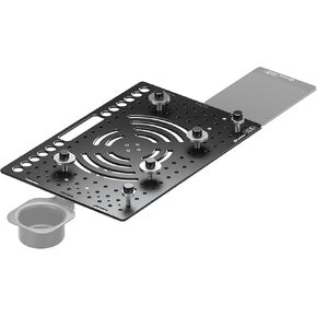 LEOFOTO Laptop Tray with 3/8" & 1/4" Mounting Holes, Universal Fit, Arca Standard, Secure Laptop Clamps, Tripod Mounting Gear (LCH-3S)