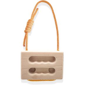 Wood Hangboard，Climbing Hang board，Improving Finger Grip for Rock Climbing，Pull-up Climbing Training Board for Indoor and Outdoor Use