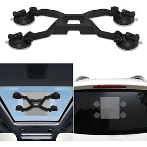 ترقية جديدة Starlink Mini Mount - 360 ° كوب شفط قابل للتعديل لـ Starlink Mini ، Universal لسقف السيارة/RV/قارب/طائرة ، آمنة ومحمولة للأسطح الزجاجية الداخلية/الخارجية (أسود)