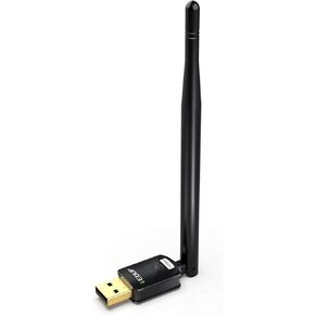 EDUP USB WiFi Adapter for PC, Wireless Network Adapter for Desktop- Dongle High Gain 6dBi Antenna Support Desktop Laptop Compatible with Windows 10/8/7/XP/VISTA, MAC 10.6-10.11