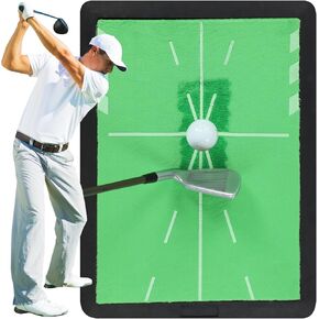 Golf Hitting Mat | Swing Tracker Shows Swing Path, Practice mat for Indoor and Outdoor