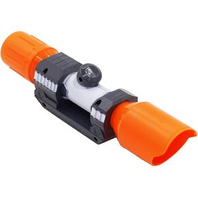 Detachable Tactical Scope Sight for N f Gun - Plastic Attachment for Modify Toy Kids Gift (Orange)