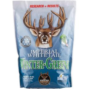 Whitetail Institute Winter-Greens Deer Food Plot Seed for Fall Planting - Annual Brassica Blend to Attract and Hold Deer in The Early and Late Season - Very Cold and Drought Tolerant