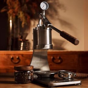 Manual extraction lever coffee machine, Hand Pressed Espresso Coffee Machine with Removable independent water storage tray, Using Pressure 1bar-16bar and Cavity Capacity 100ml for Home office