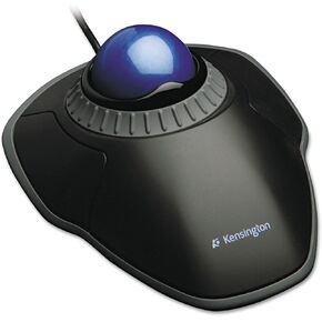 Kensington Orbit Trackball with Scroll Ring Two Buttons Black Kmw72337