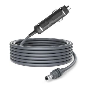 HKY 12V-24V Car Charger Adapter for Starlink Mini Dish Satellite Antenna & Starlink Mini Router UTA-231 0415000-502-A UTP-231L Accessories 13Ft /4 Meter DC Power Cable Cord Cigarette Lighter Plug