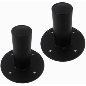 Seismic Audio - Pair of Metal PA/DJ Tripod Speaker Stand Mounts New Adapters - Top Hat Style