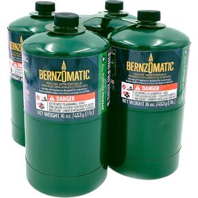 Bernzomatic 16 oz. Camping Propane Gas Cylinders (Pack of 4)
