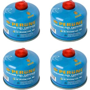 Iso-Butane Camping Fuel Gas Canister All Season Mix - 230gram (4 Pack)