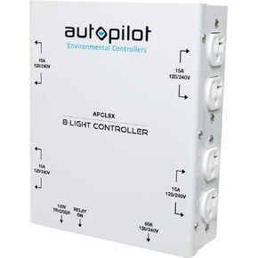Autopilot APCL8X 8-Light (120/240V) 60A وحدة التحكم HID عالية الطاقة 8000W 50A X-Plug