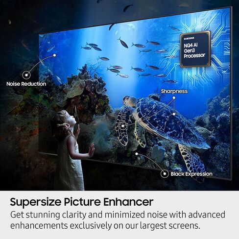Samsung 75-Inch Class Neo QLED 4K QN90F Series, Vision AI, Mini LED Smart TV (2025 Model, 75QN90F) Neo Quantum HDR+, Object Tracking Sound+ w/Dolby Atmos, Glare Free, Gaming Hub, Alexa Built-in in Saudi Arabia