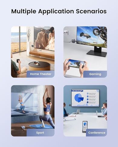 Wireless HDMI Display Adapter Plug & Play, avedio links 2.4G & 5G Wireless HDMI Dongle Screen Mirroring Adapter Compatible with iOS/Andoid for TV, Monitor, Projector (Black) in Kuwait