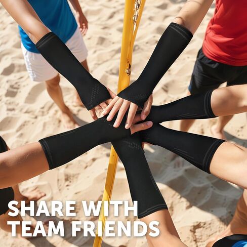 ROOCHKD Volleyball Arm Sleeves Passing Forearm Sleeves Compression Arm Guard Sports Training Arm Protector for Kids & Adult in Kuwait