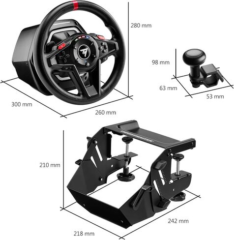Thrustmaster T128 SimTask Pack, T128 Racing Wheel and Steering Kit Attachment for Simulation Gaming (Compatible with Playstation 5 and PC) in Saudi Arabia