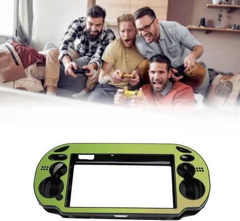 Hard Case Cover for PS Vita 1000, Protective Cover Skin Shell for PS Vita PSV 1000, Aluminum Alloy Protective Case, Precise Holes, Compatible with PSVita PCH-1000 (Green) in Saudi Arabia