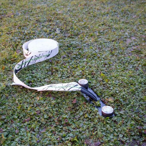 | Outdoor Beginner's Kit - Two Frames with 3 Height Adjustments 12-20 - 27.5 in, No Need to Attach to Trees - Slackline Not Included in Saudi Arabia