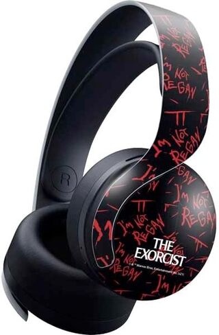 Skinit Decal Gaming Skin Compatible with Pulse 3D Wireless Headset for PS5 - Officially Licensed Warner Bros The Exorcist The Exorcist Regan Design in Kuwait