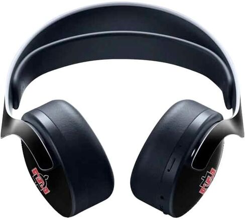 Skinit Skinit Gaming Gaming Skin متوافق مع سماعة Pulse 3D اللاسلكية لـ PS5 - تصميم الشعار الأحمر المرخص لها من جامعة سان دييغو المرخصة in Kuwait